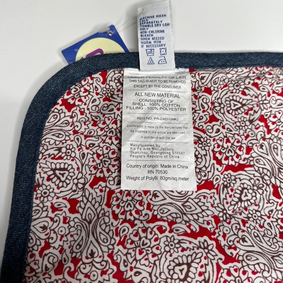 Vintage Gymboree Denim Blanket • New! - Picture 3 of 5